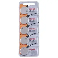 MAXELL - Pack 5 Pilas De Reloj CR2025 3V XC2025
