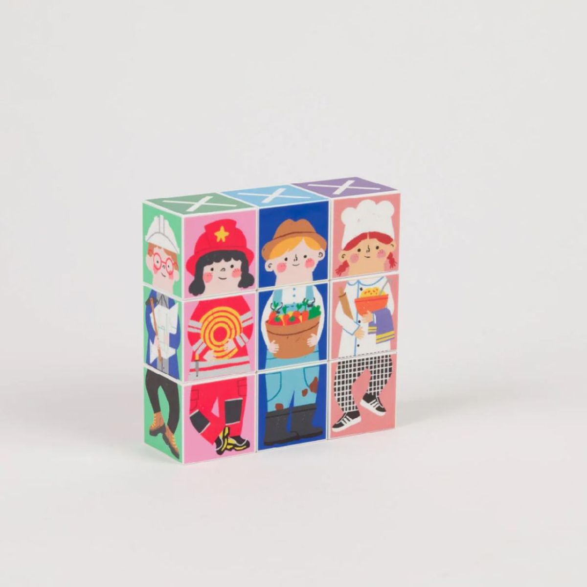 IMANIX - Juego de Memoria Tradiciones y Trabajos Cube it! Imanix
