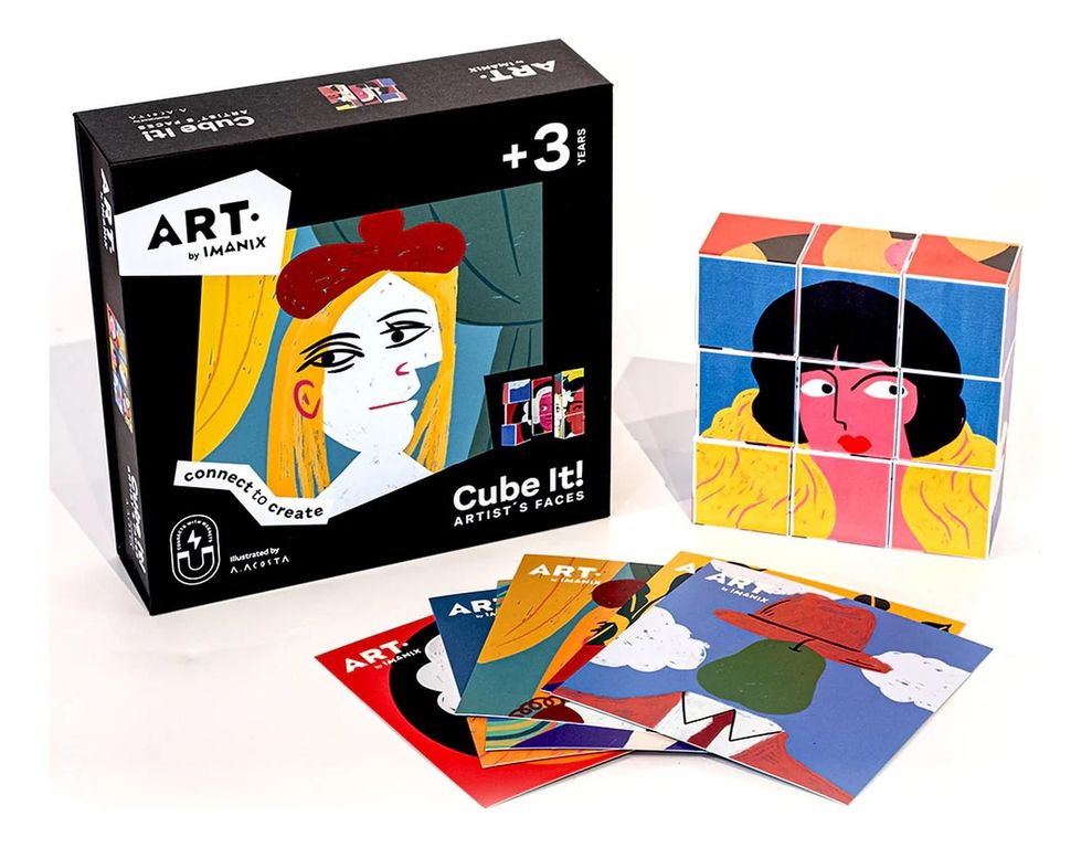 Juego de Memoria Rostros de Artistas Cube it!
