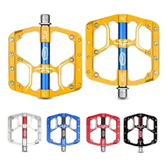 GENERICO - Pedales Plataforma Sellado Alta Calidad Mtb Enduro Downhill - Amarillo