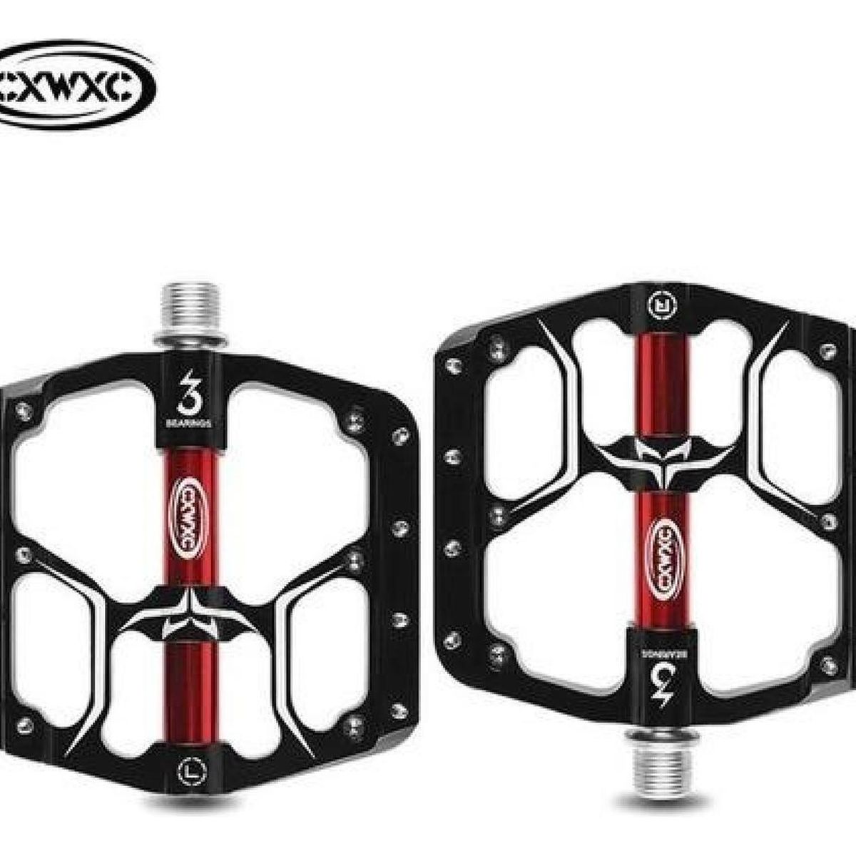GENERICO - Pedales Plataforma Sellado Alta Calidad Mtb Enduro Downhill - Negro