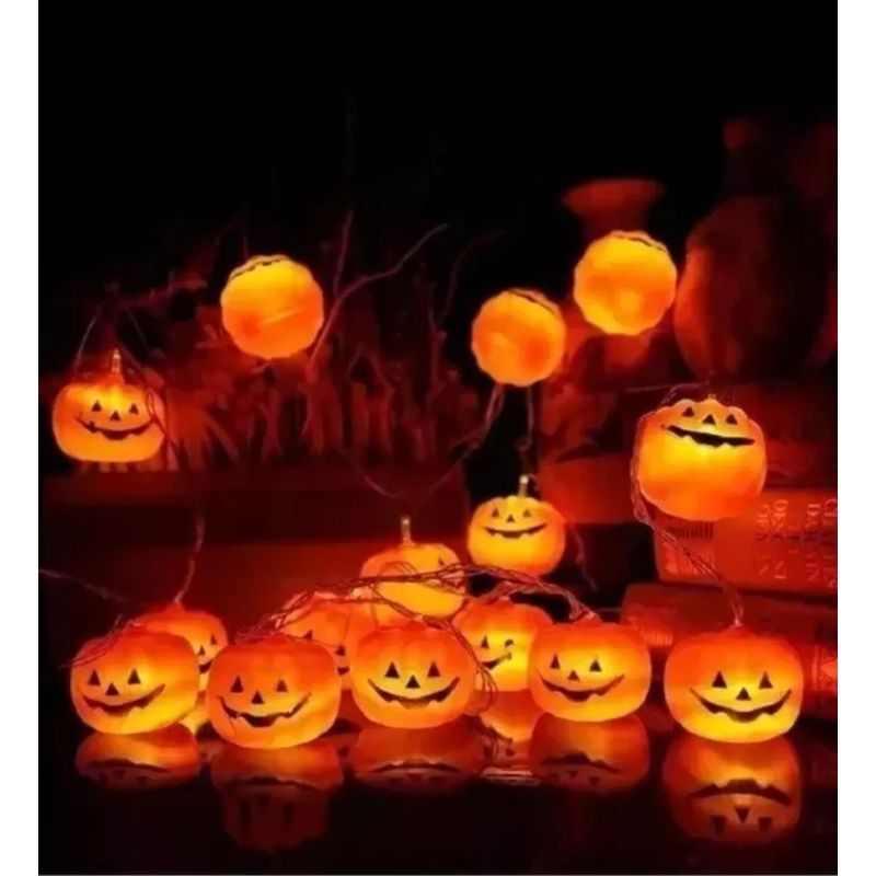 SHOP EHOME BAG - Luces Decorativas Guirnalda De Calabazas Halloween