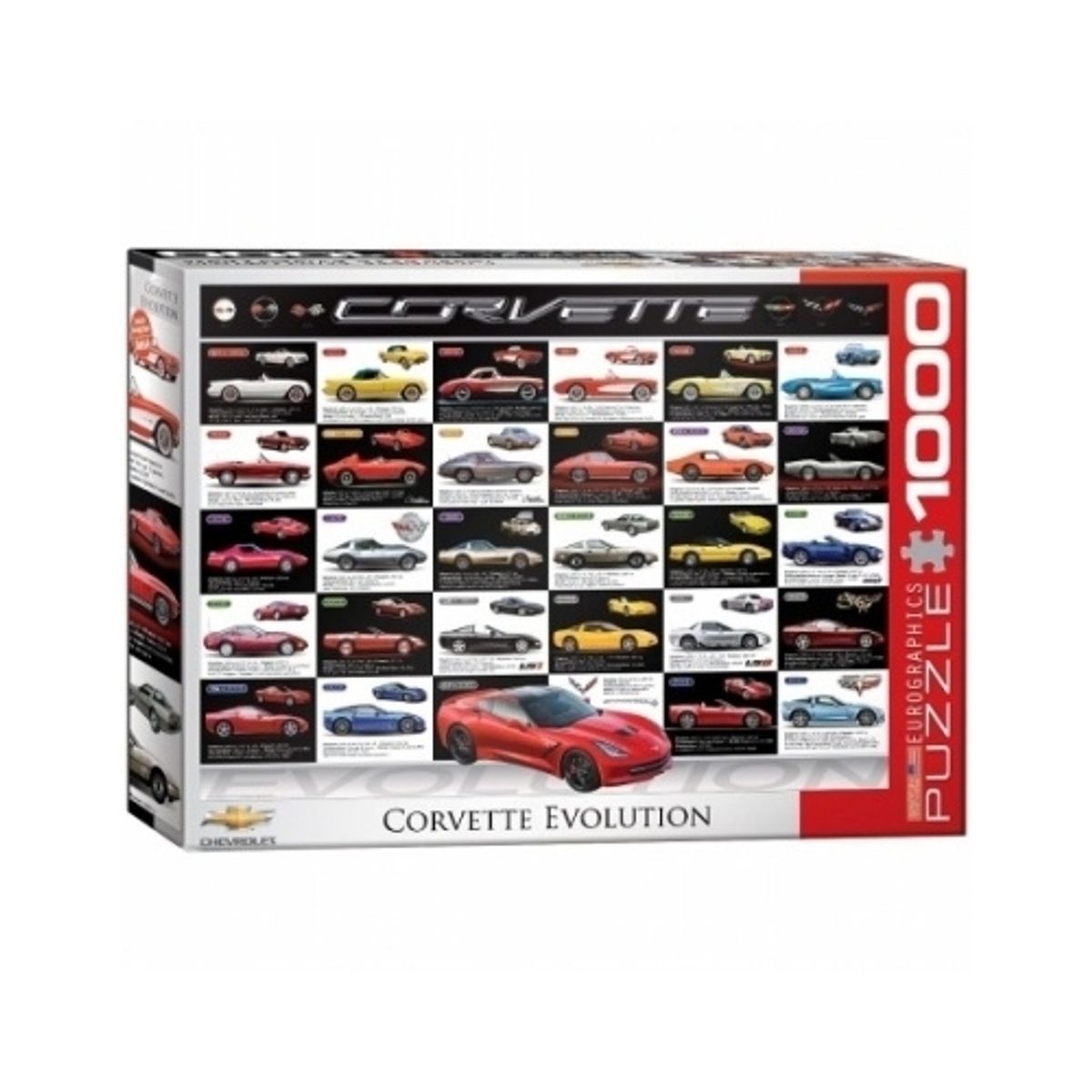 EUROGRAPHICS - EUROGRAPHICS 6000-0683 CORVETTE EVOLUTION PUZZLE 1000 PIEZAS