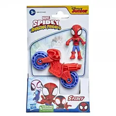 HASBRO - F6777 MARVEL SPIDERMAN AND FRIENDS MOTORCYCLE SURTIDO