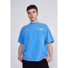 SIOUX - Polera Hombre Azul Lavada Orbita