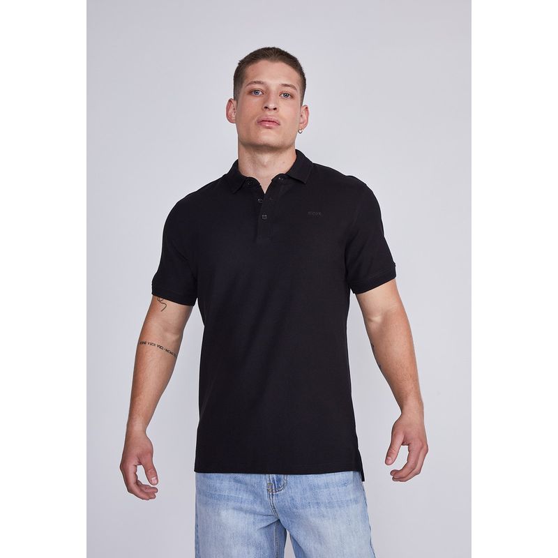 SIOUX - Polera Hombre Negro Polo Sioux