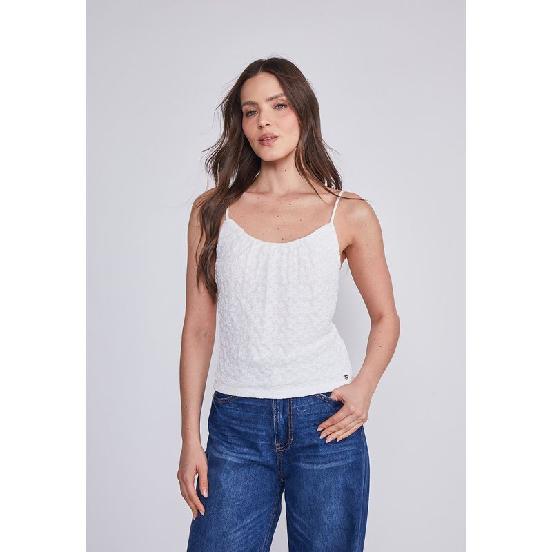 SIOUX - Peto Mujer Blanco Pabilo Sioux