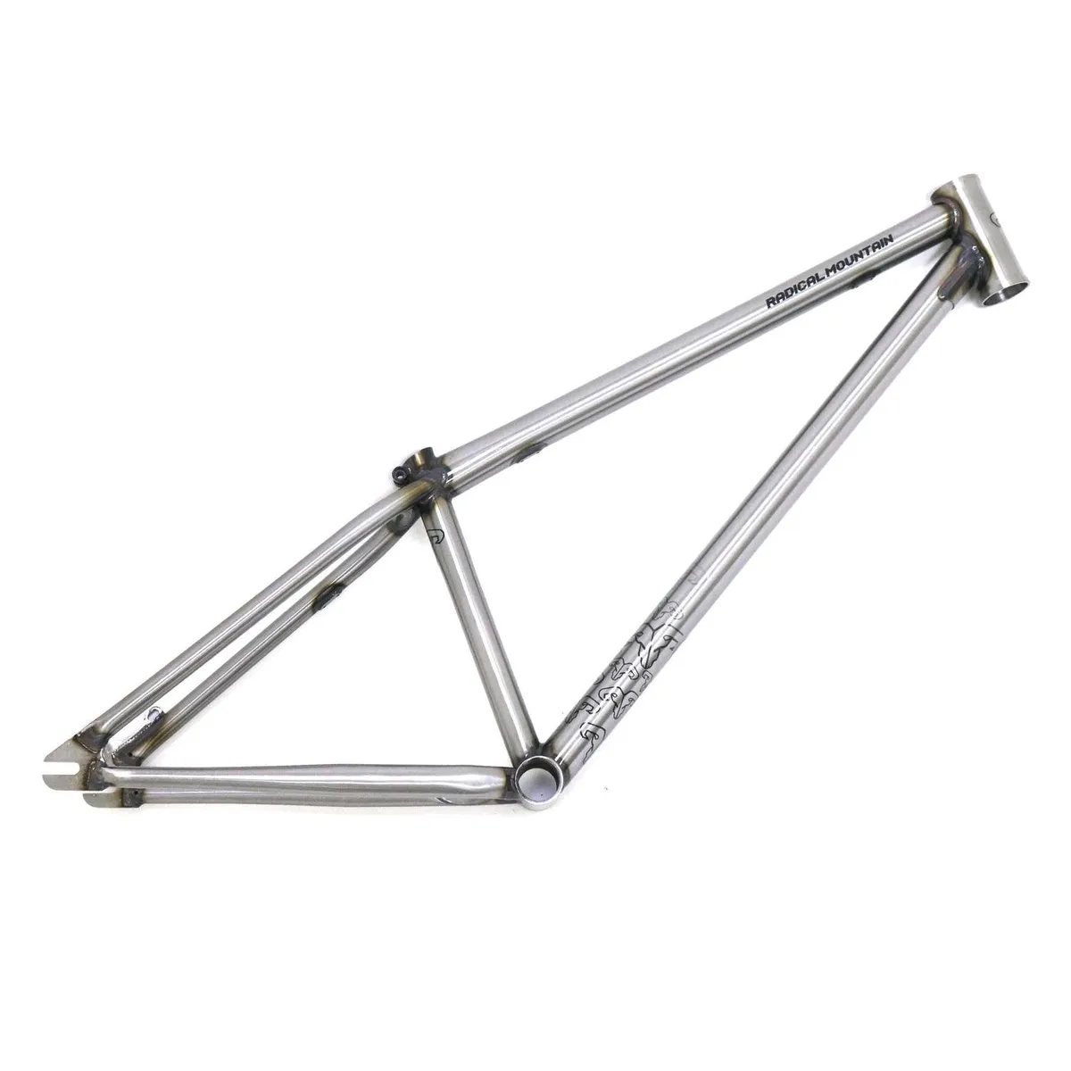 RADICAL MOUNTAIN - Cuadro Dirt Street Radical Mountain Cromo 26" Raw