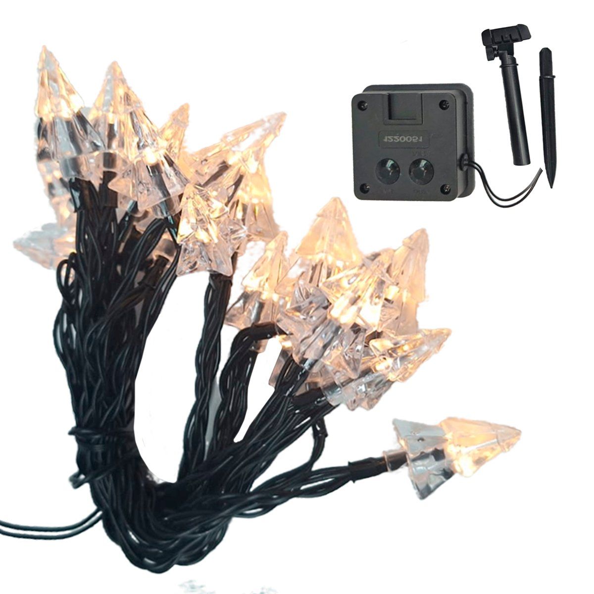 GENERICO - Guirnalda Solar arbol de navidad pino calido