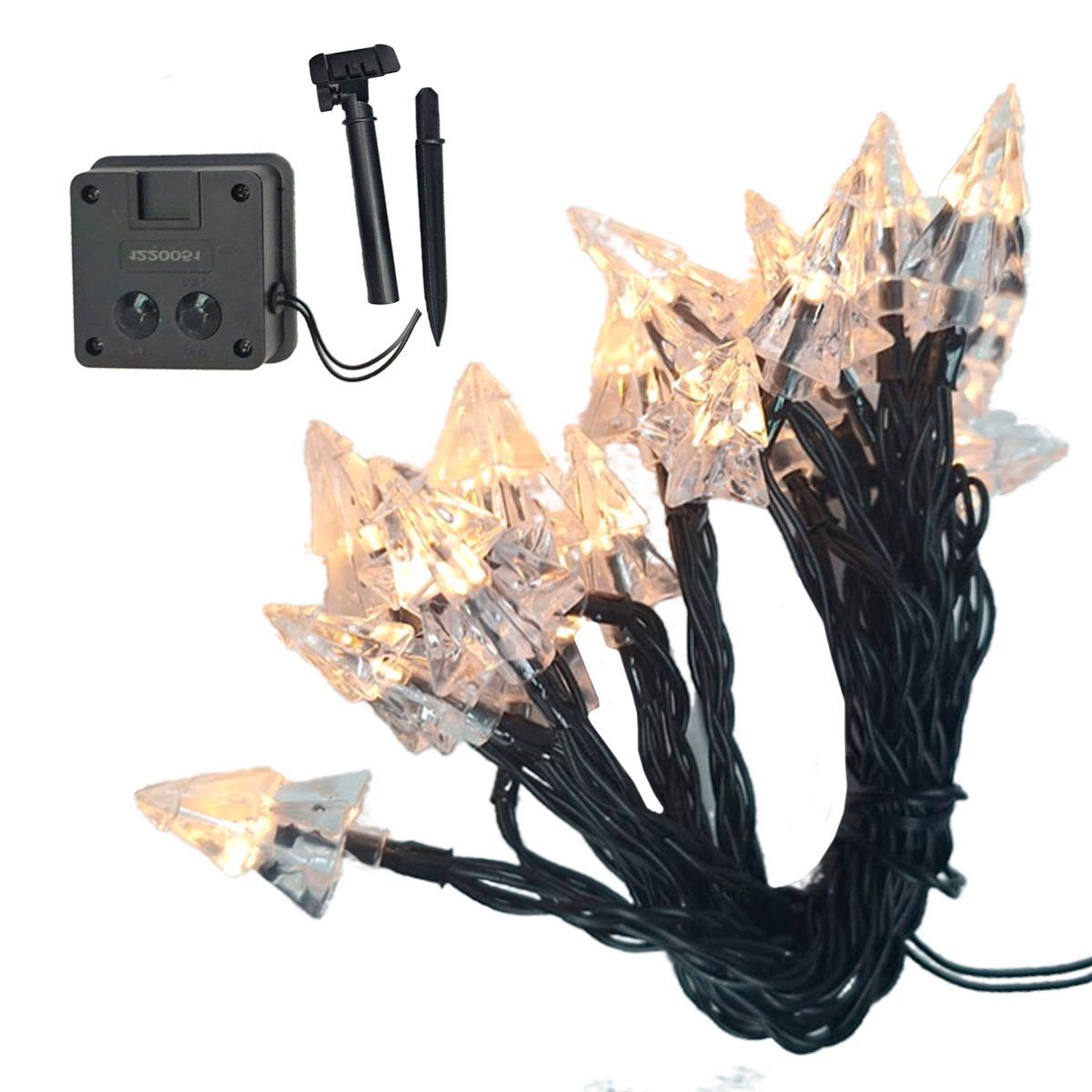 GENERICO - Guirnalda Solar arbol de navidad pino calido