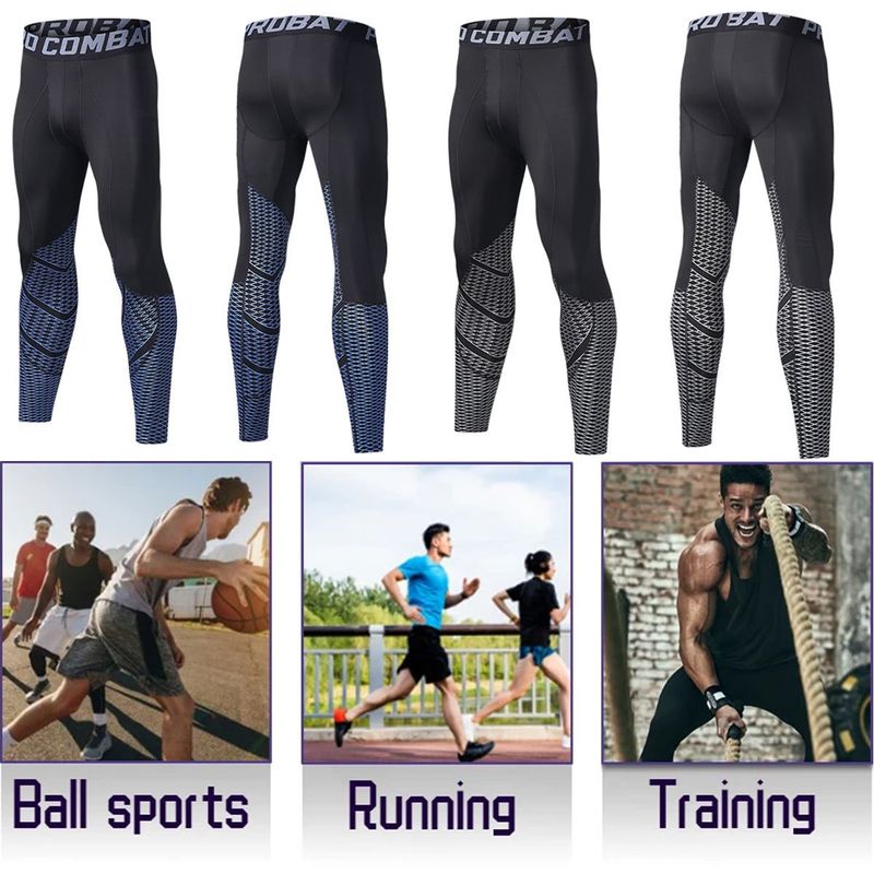 EDWINAYY - Mallas De Compresión De Secado Rápido Para Correr Gimnasio