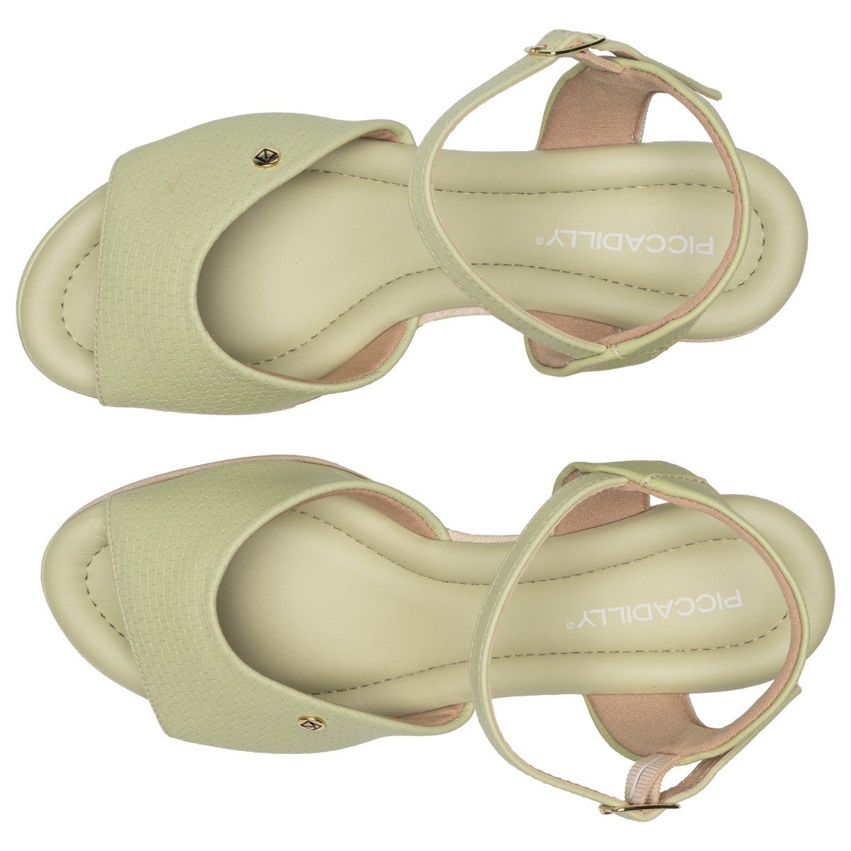 PICCADILLY - Sandalia Mujer Anabela Alice Verde Piccadilly