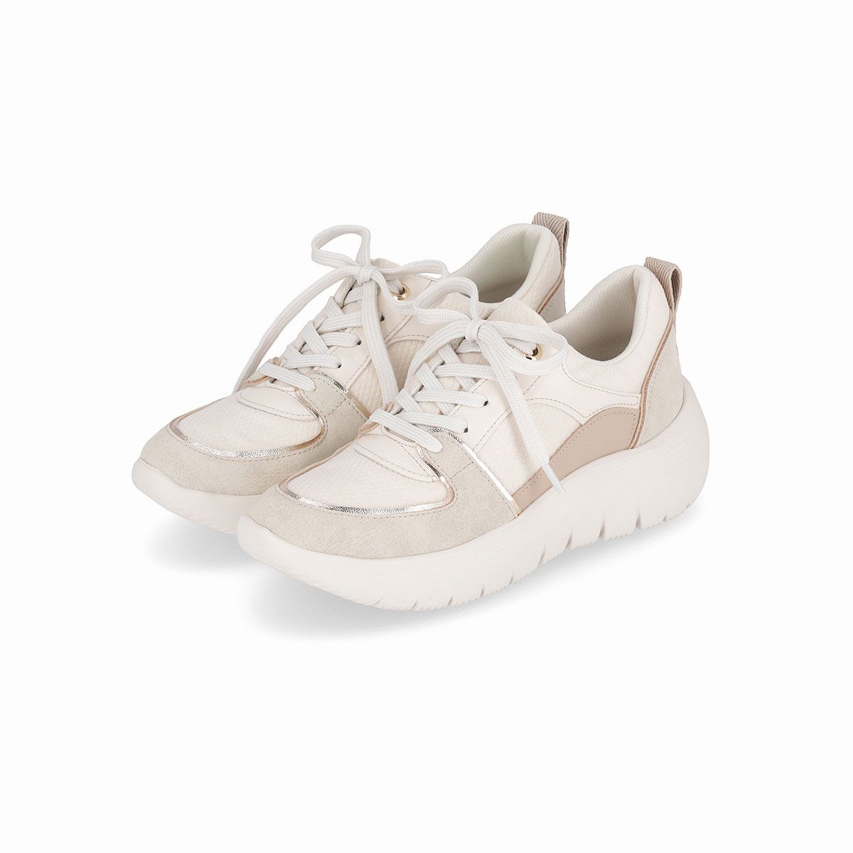 PICCADILLY - Zapatilla Urbana Mujer Marfil Eliane 838 Piccadilly