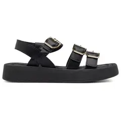 PICCADILLY - Sandalia Mujer Anabela Cristiani Negro
