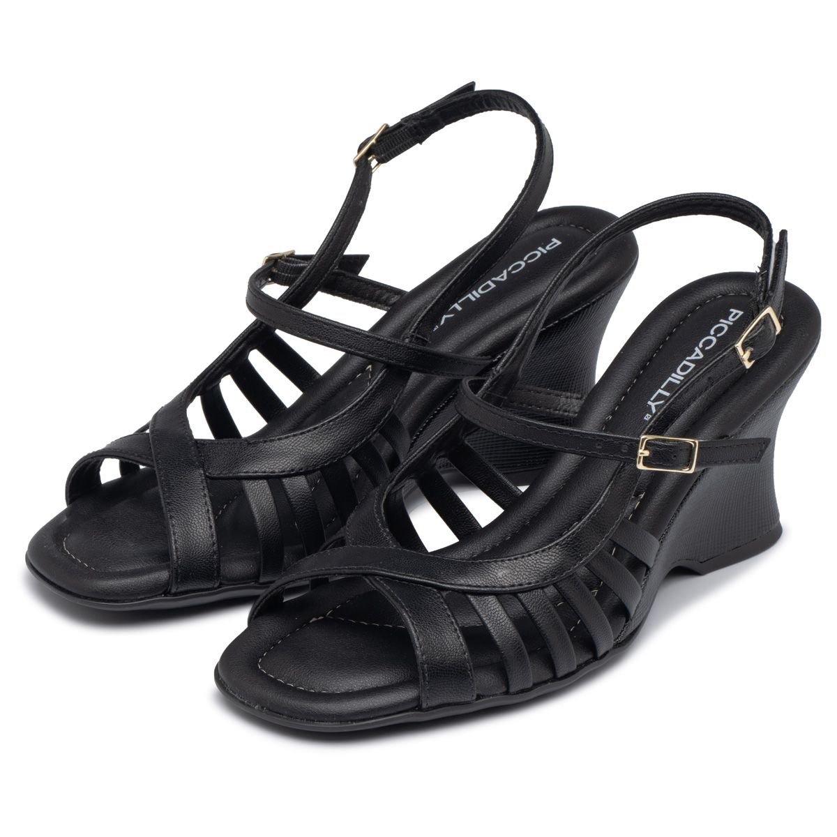 PICCADILLY - Sandalia Mujer Negro Luciana Piccadilly