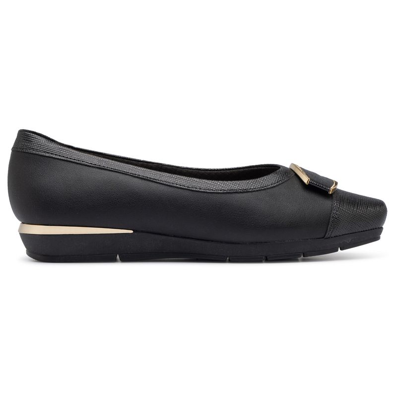 PICCADILLY - Zapato Mujer Dorado/Negro Fernanda Piccadilly