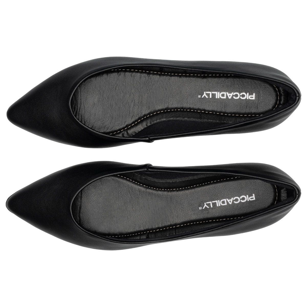 PICCADILLY - Zapato Mujer Negro/Dorado Ana Piccadilly