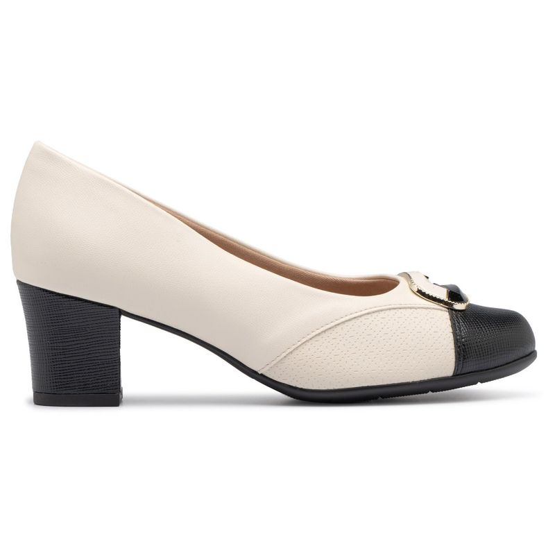PICCADILLY - Zapato Mujer Blanco/Negro Laura Piccadilly