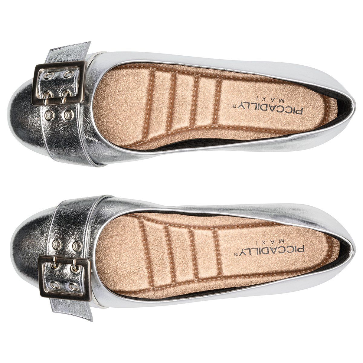 PICCADILLY - Ballerina Mujer Hebilla Michele Plata Piccadilly