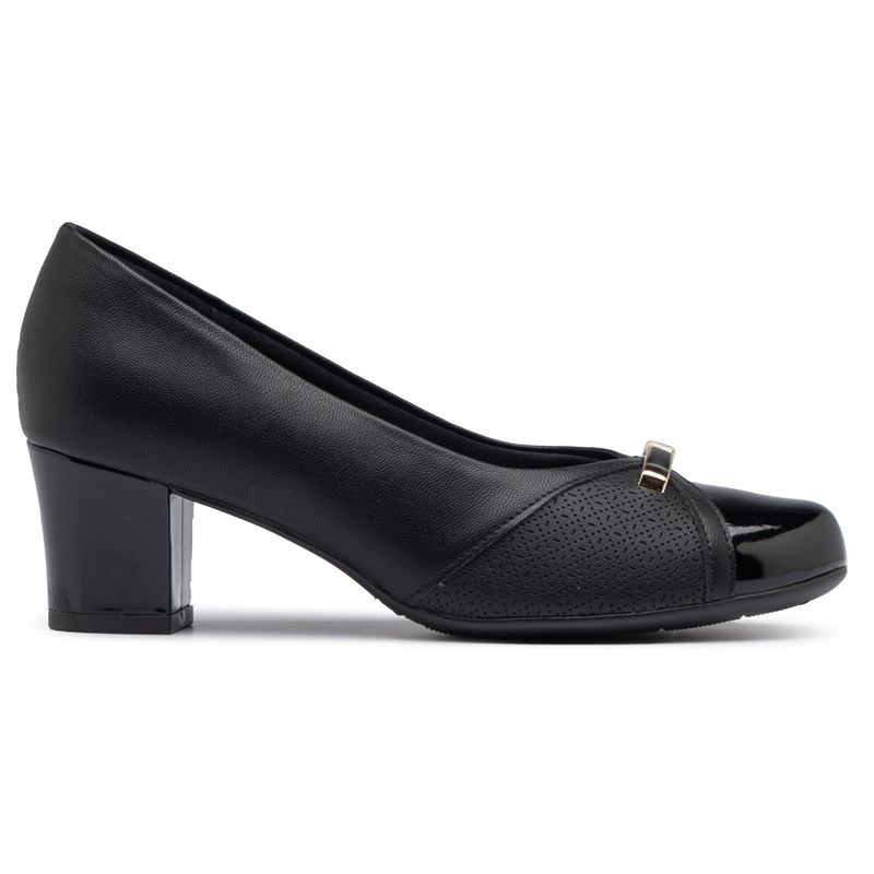 PICCADILLY - Zapato Mujer Negro/Dorado Laura Piccadilly