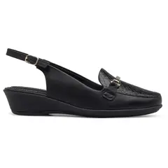 PICCADILLY - Zapato Mujer Negro/Dorado Ivone