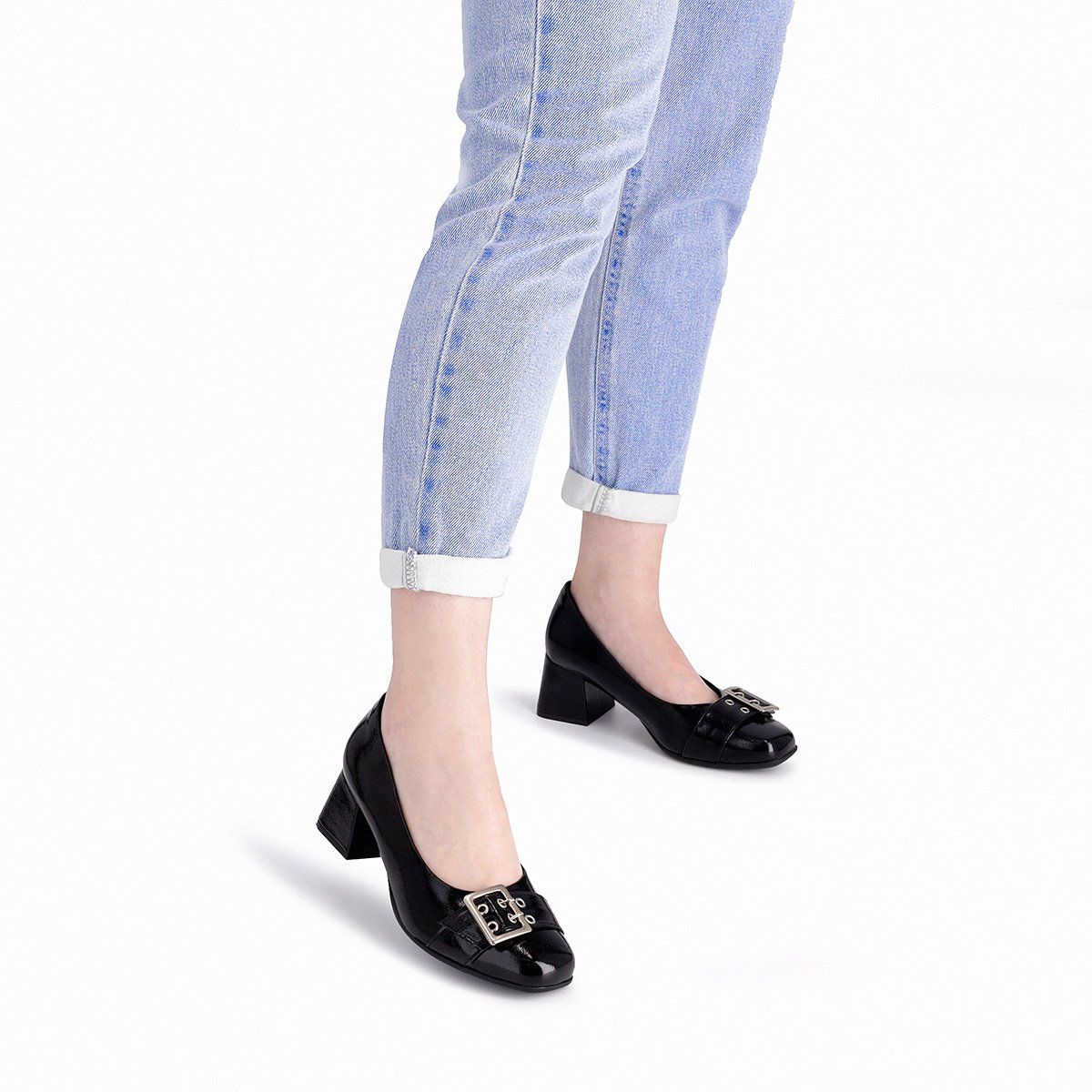 PICCADILLY - Zapato Mujer Negro/Plata Estela Piccadilly