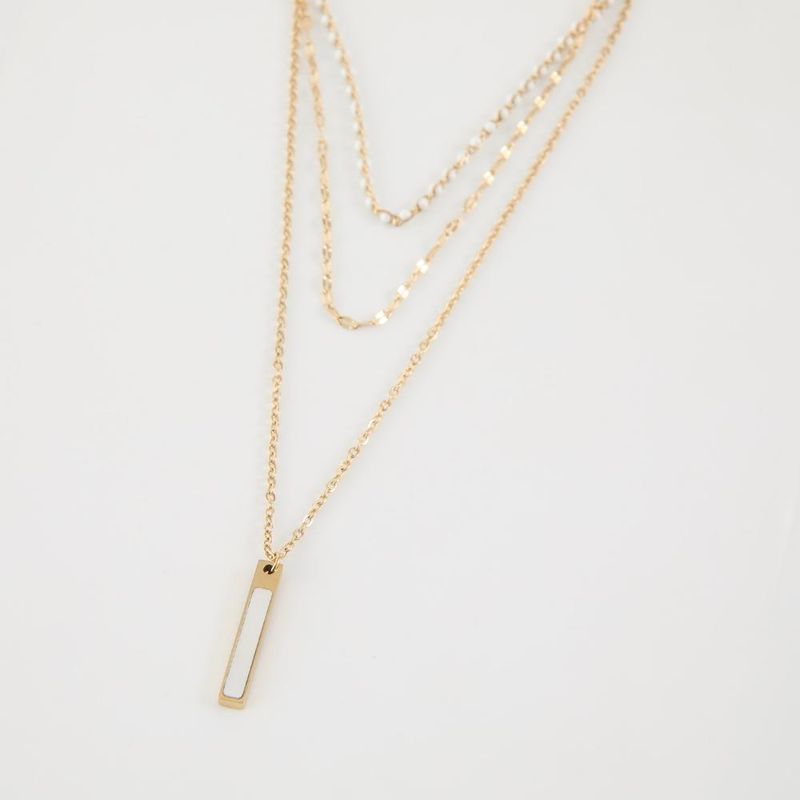 19V69 ITALIA - Collar Doble 19V69 Italia Dorado Mujer