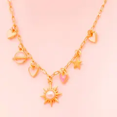 19V69 ITALIA - Collar Dorado Mujer