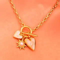 19V69 ITALIA - Collar Dorado Mujer