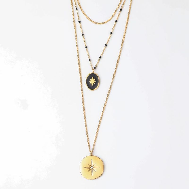 19V69 ITALIA - Collar Doble 19V69 Italia Dorado Mujer
