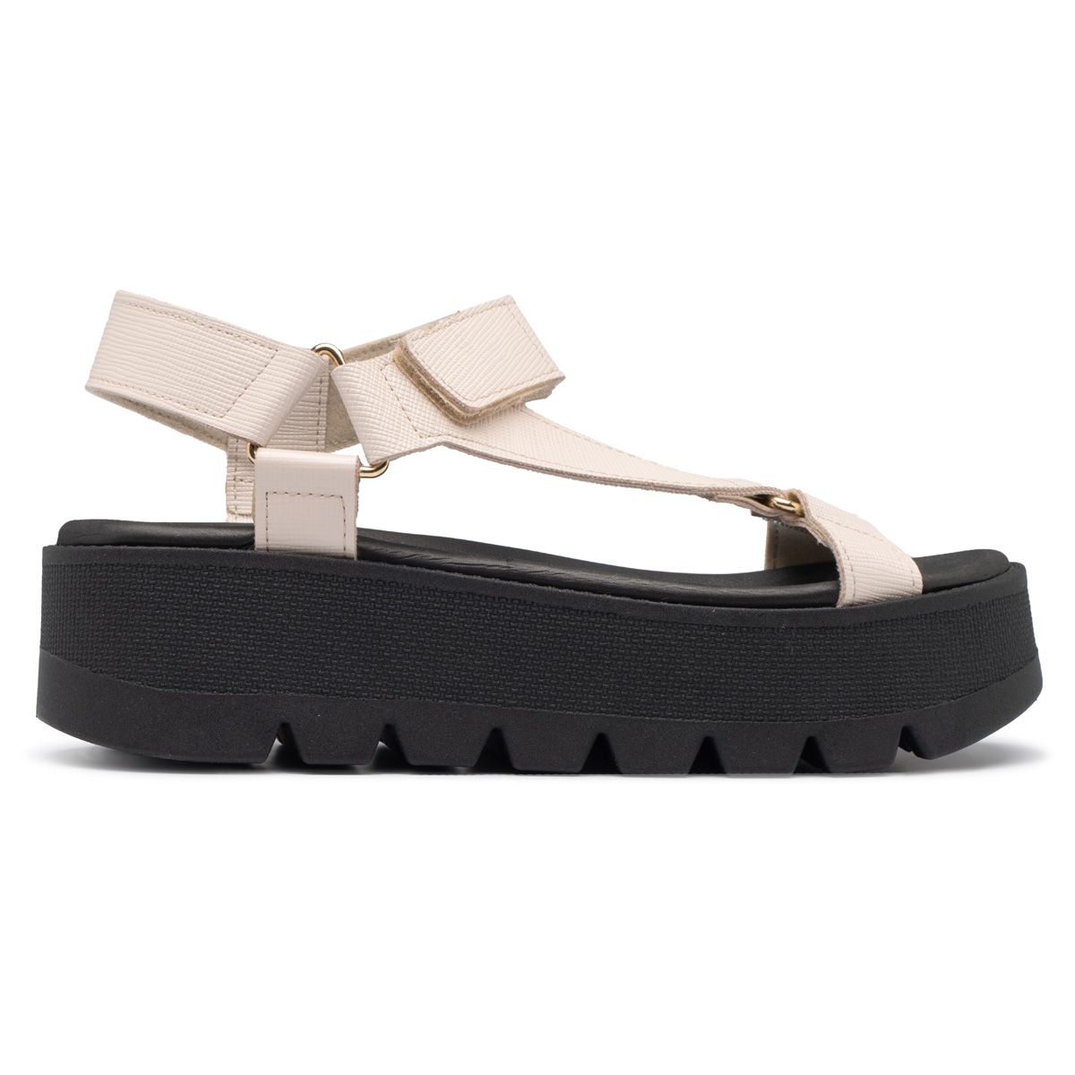 PICCADILLY - Sandalia Mujer Negro/Hueso Cati 803 Piccadilly