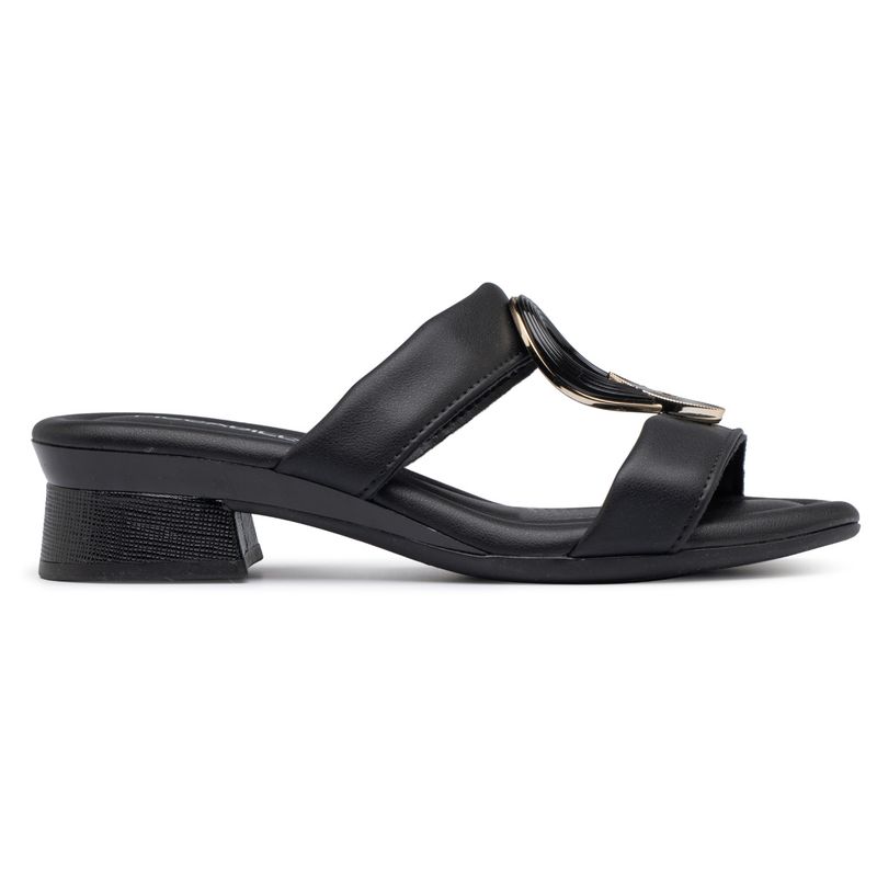 PICCADILLY - Sueco Mujer Negro/Dorado Lucia Piccadilly