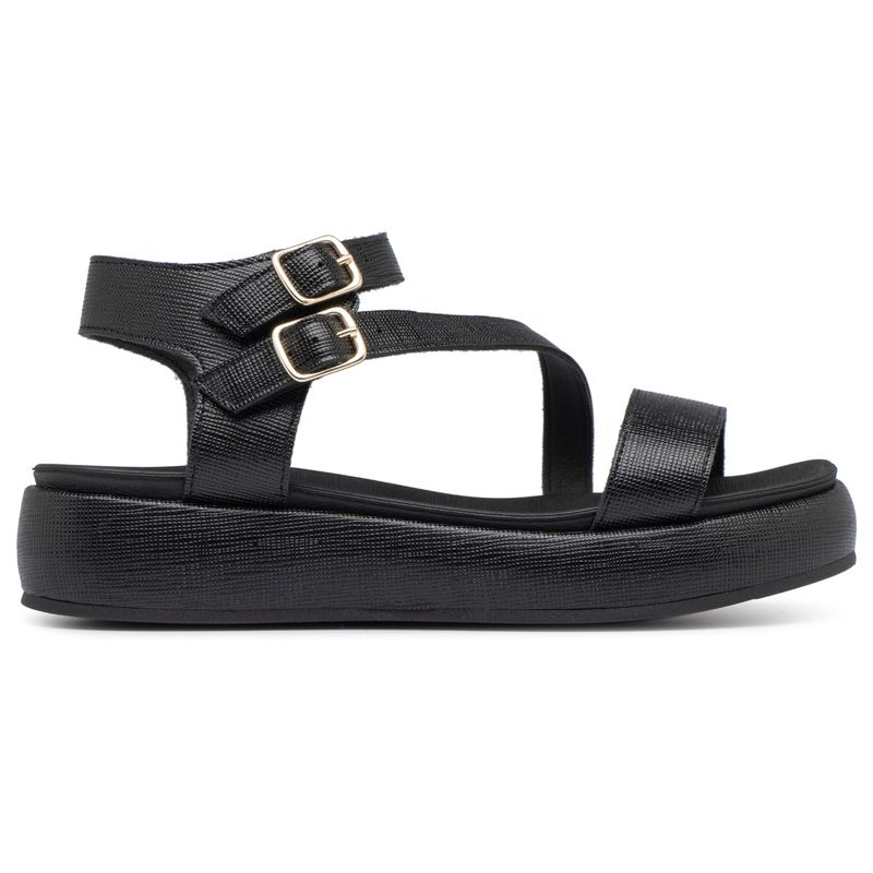 PICCADILLY - Sandalia Mujer Anabela Sol Negro Piccadilly