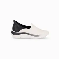 PICCADILLY - Zapatilla Mujer Fit Slip Negro/Hueso