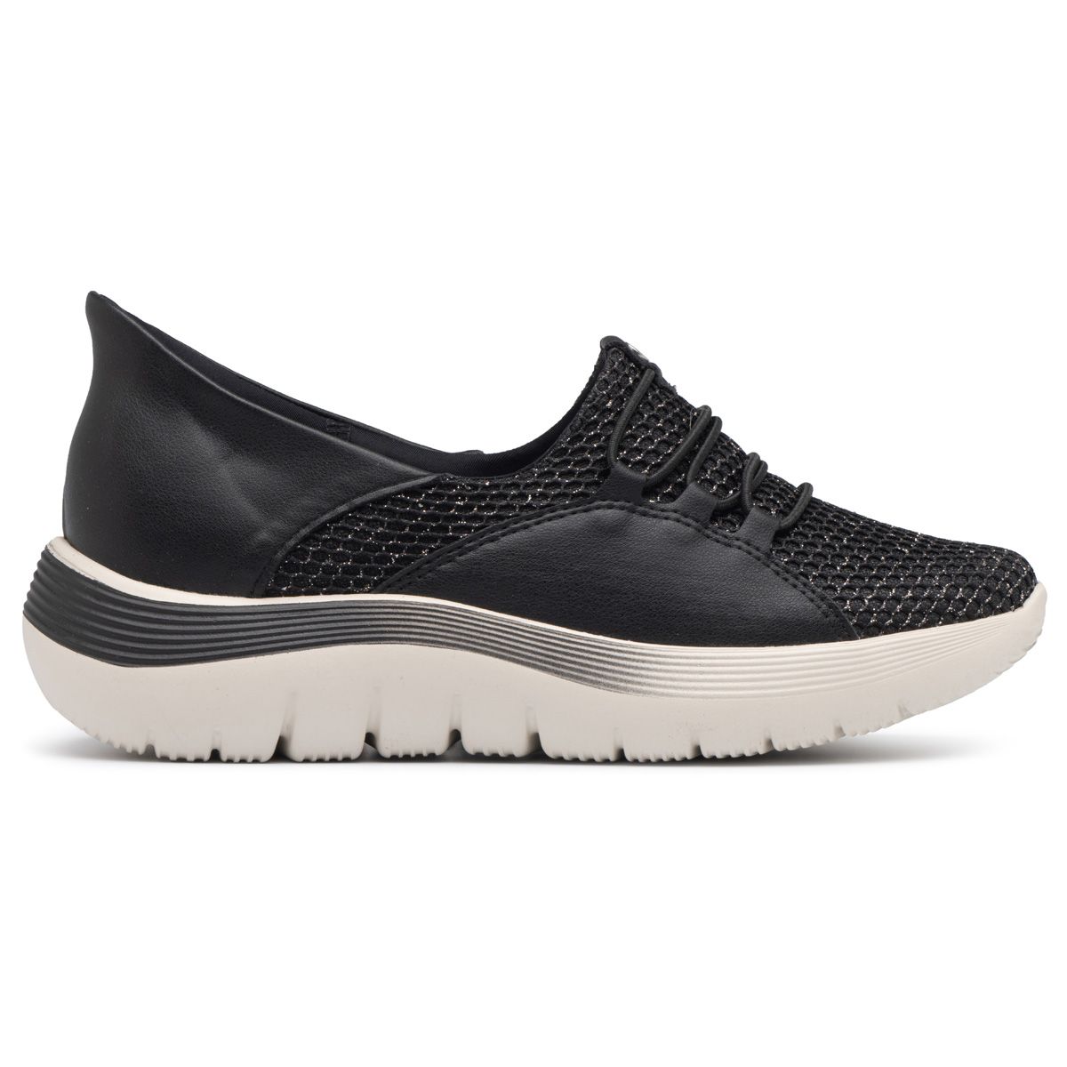 PICCADILLY - Zapatilla Urbana Mujer Negro SlipFit Piccadilly