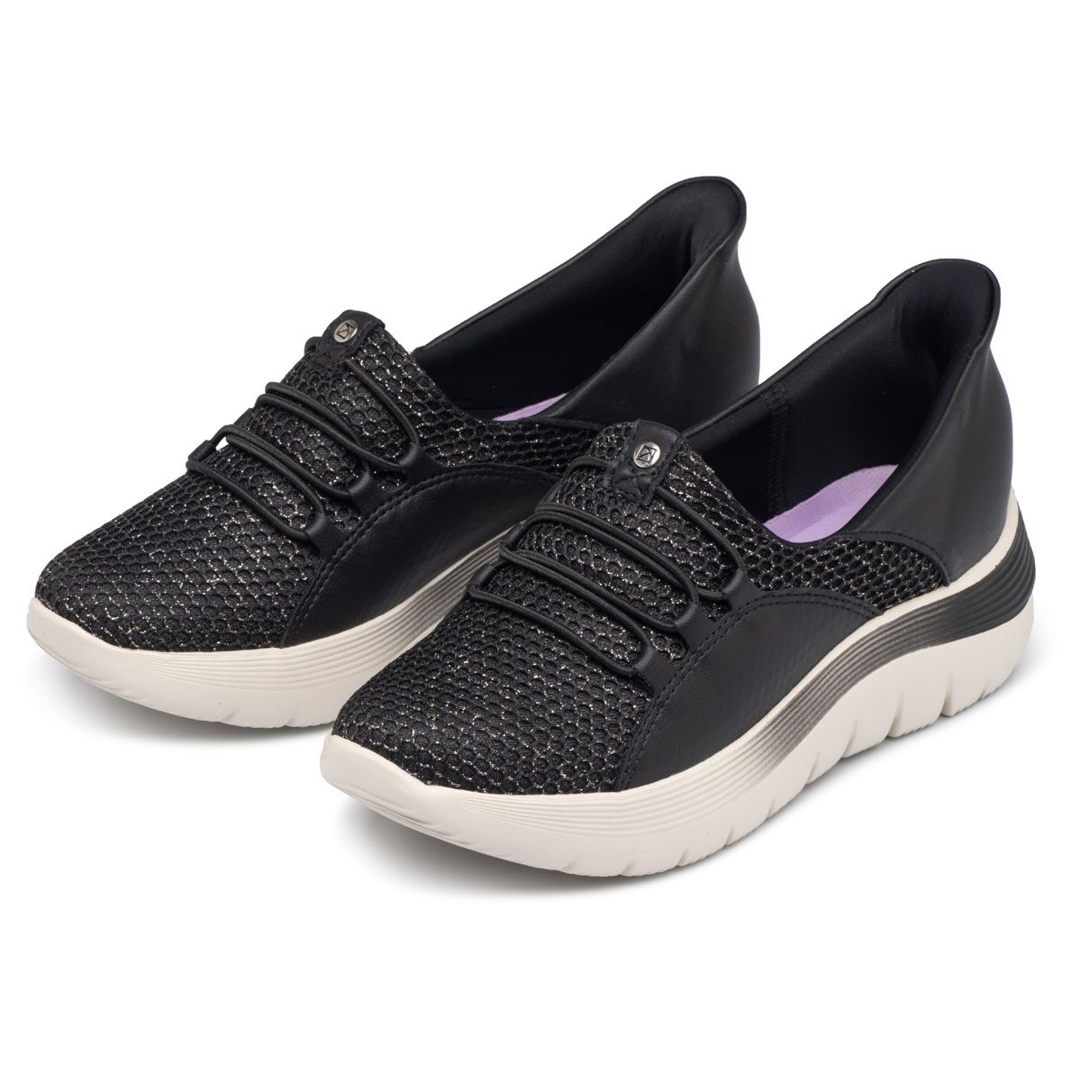 PICCADILLY - Zapatilla Urbana Mujer Negro SlipFit Piccadilly