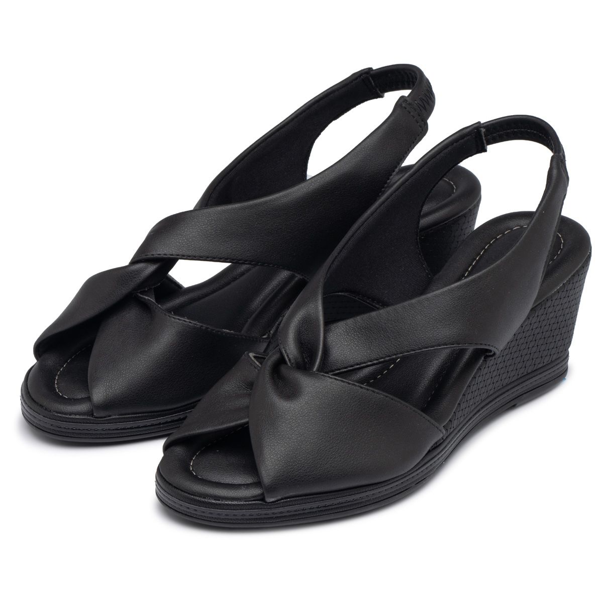 PICCADILLY - Sandalia Mujer Anabela Alice Negro 749 Piccadilly