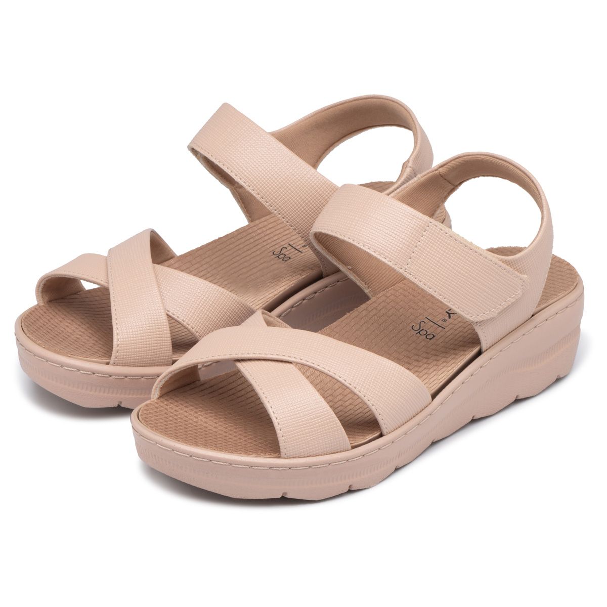 PICCADILLY - Sandalia Mujer Anabela SPA Rosado Piccadilly