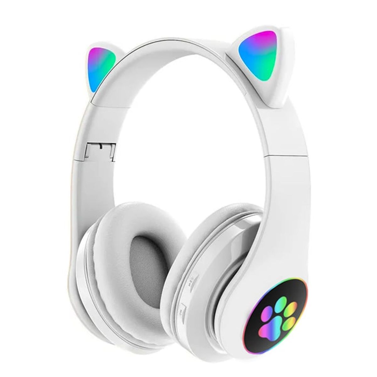 GENERICO - Audífonos Bluetooth Orejas De Gato Blanco