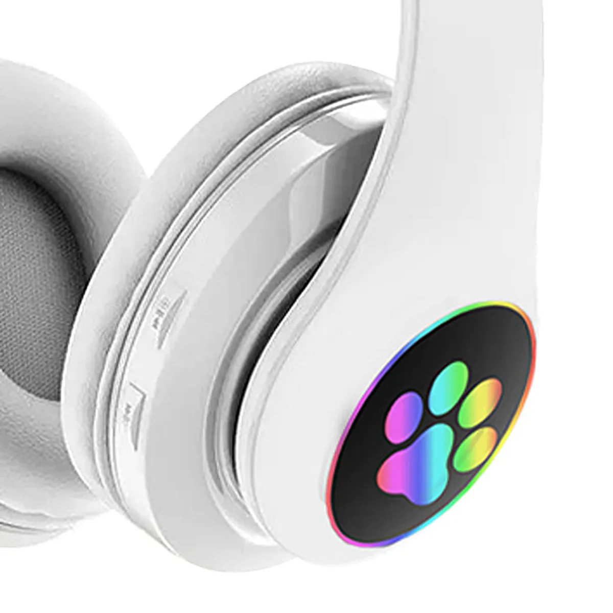 GENERICO - Audífonos Bluetooth Orejas De Gato Blanco