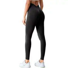 SUKHA - Calzas Leggings Push Up Corte V Negro