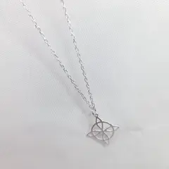 GENERICO - Cadena de Plata 925 Modelo Nudo de Bruja