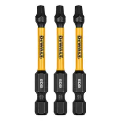 DEWALT - Set 3 puntas square 2 1/4" N°2 FLEXTORQ DWAF2SQ2IR3