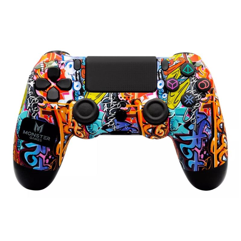 MONSTER - Joytick Control Inalambrico PC PS4 Grafiti Monster Games