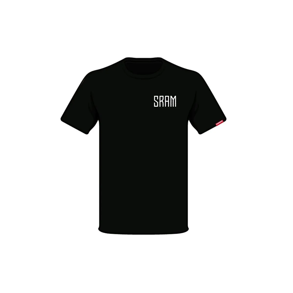 SRAM - Polera SRAM Manga Corta S2206 Negro