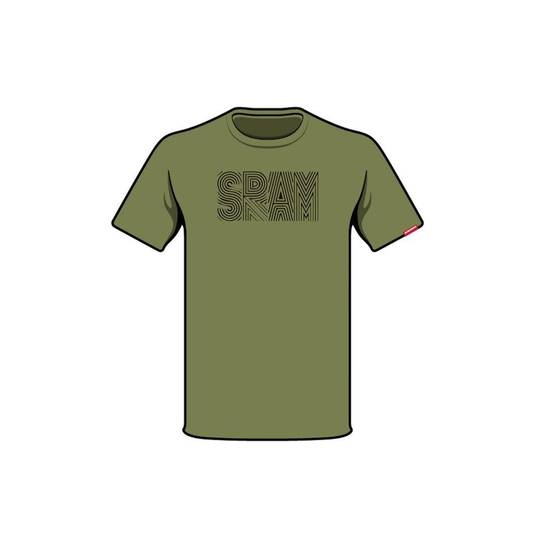 SRAM - Polera SRAM Manga Corta S2205 Verde