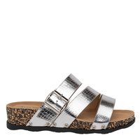 Sandalia Mujer Plateado Tormo