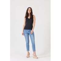 Polera poliamida negra 1582