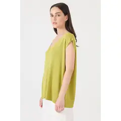 PRIVILEGE - Polera verde sin mangas - Verde