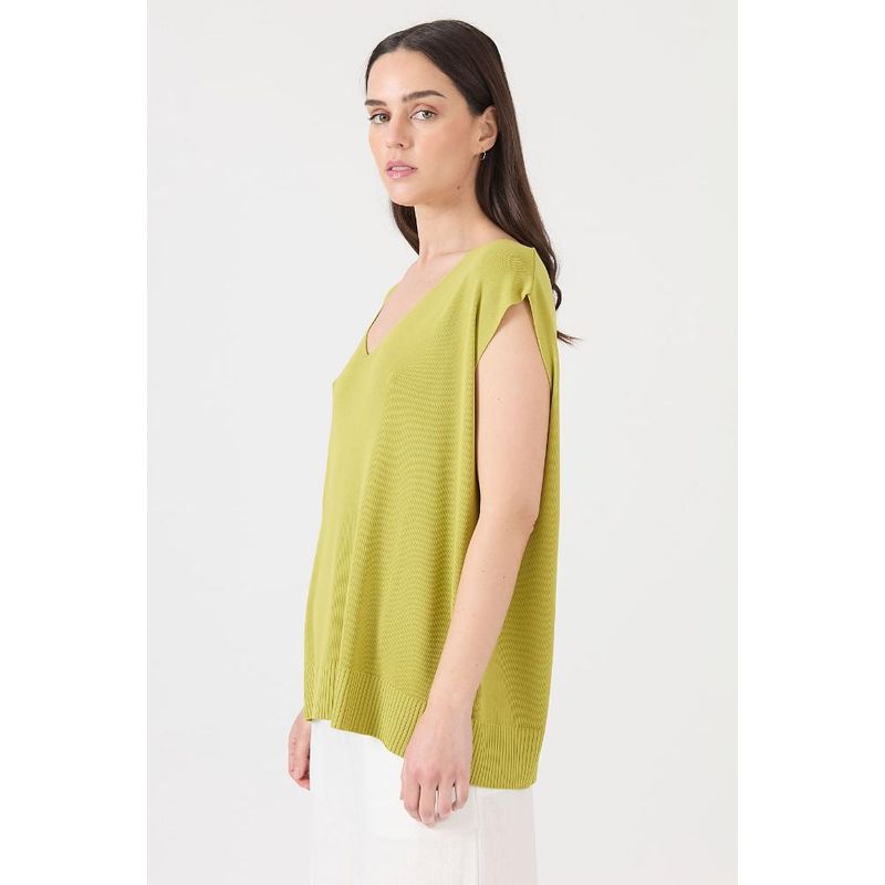 PRIVILEGE - Polera verde sin mangas PRIVILEGE - Verde